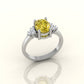 Oval Citrine Halo RinG