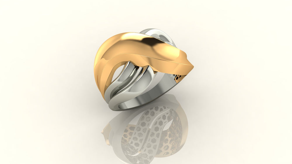 Sculpted and Fusion Ring