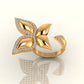 Sparkling Butterfly Ring
