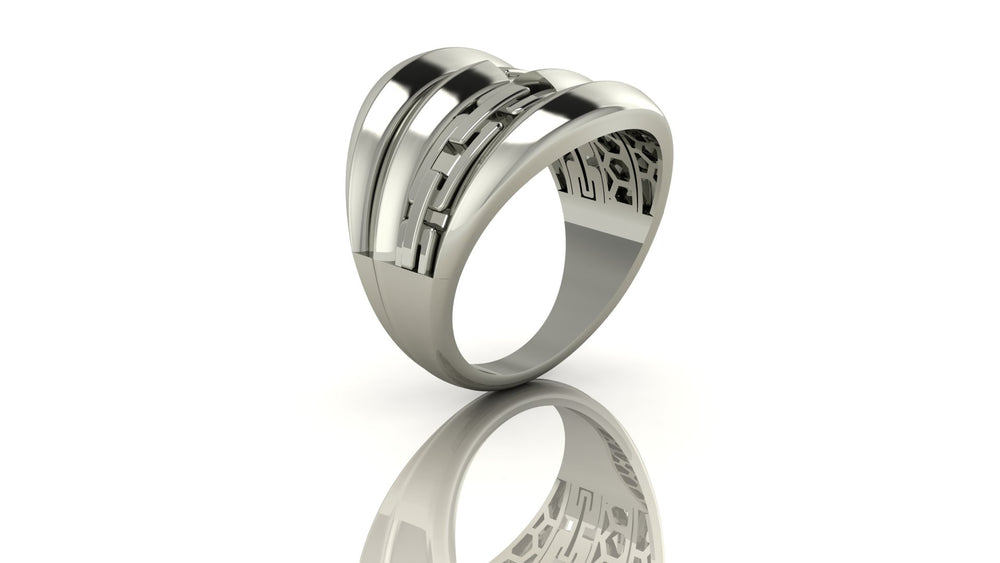 Sleek Architectural Ring