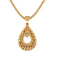 Teardrop Elegance Enamel Necklace