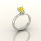 Amber Light Engagement Ring