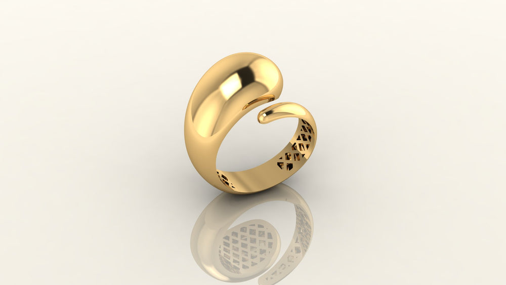Reflective Helix Ring