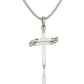 Radiant Wrapped Cross Necklace