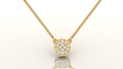 Sparkling Halo Necklace