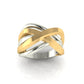 Stylish Interlaced Ring