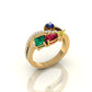 1.	ColorMuse Four-Stone Ring S641