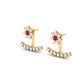 Luxe Bloom Climbers Earrings