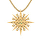 Shimmering Emerald Star Necklace