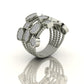 Elegant Multi - Band Ring