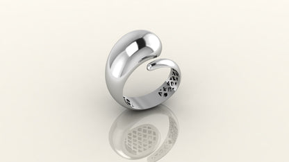 Reflective Helix Ring
