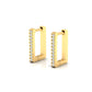 Chic Rectangular Drops Earrings