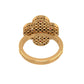Elegant Ruby and Diamond Floral Ring