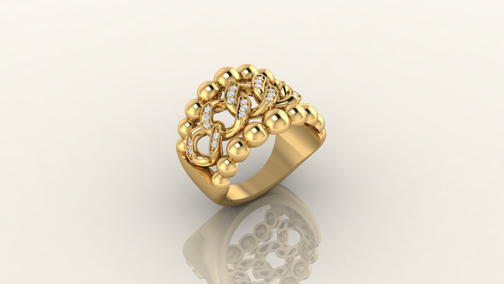 Ornate Bubble Ring