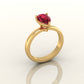 Amber Light Engagement Ring