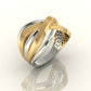 Stylish Interlaced Ring