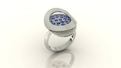 Twilight Sparkle Teardrop Ring