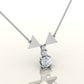 Modern Triangle Necklace