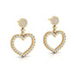 love heart errings S434