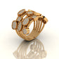 Elegant Multi - Band Ring