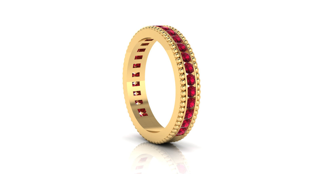 Beaded Beauty Diamond Ring