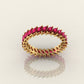 Amethyst Eternity Ring