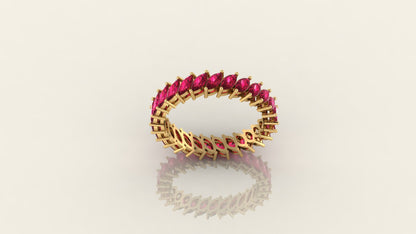 Amethyst Eternity Ring