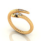 Ruby - Studded Snake Ring