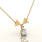 Modern Triangle Necklace
