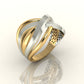 Stylish Interlaced Ring