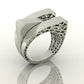 Modern Art Deco Ring