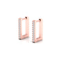 Chic Rectangular Drops Earrings