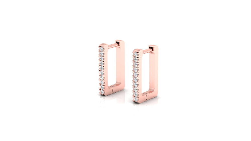 Chic Rectangular Drops Earrings