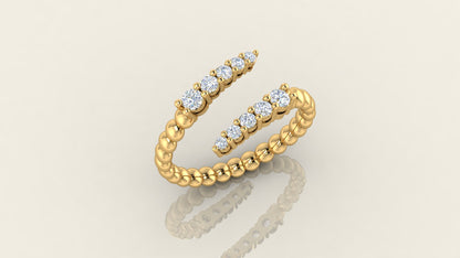 Topaz Open Band Ring