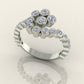 Clustered Gemstone Ring