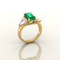 Triple Gem Radiance Ring
