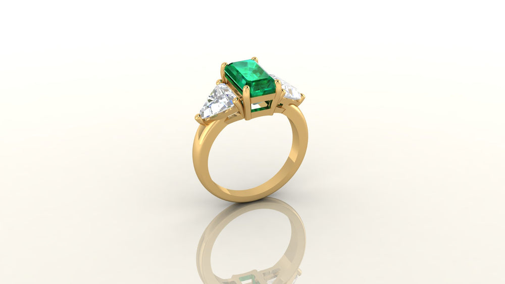 Triple Gem Radiance Ring