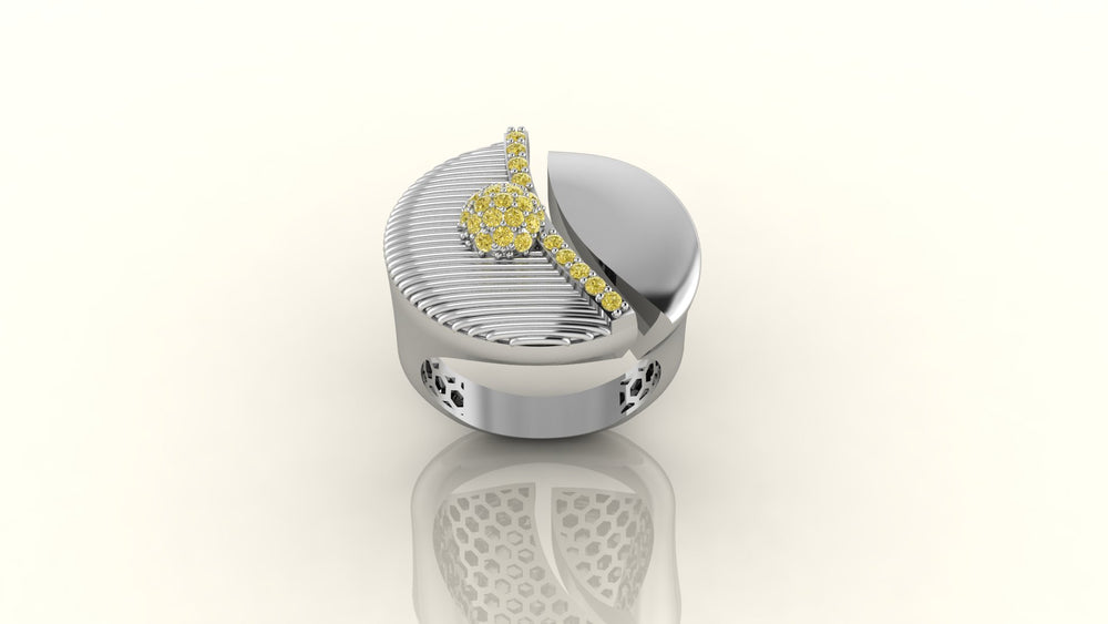 Sunrise Arc Brilliance Ring