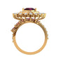 Scarlet Serpent Ring