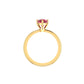 Amber Light Engagement Ring