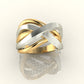 Stylish Interlaced Ring