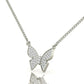 Radiant Butterfly Charm Necklace
