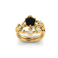 Obsidian Grace Statement Ring S678