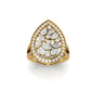 Radiant Multicolor Gemstone Ring