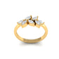 Scarlet Sparkle Cluster Ring