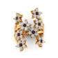 Dazzling Flower Cluster Ring