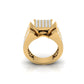 Luxury Square Top Diamond Ring