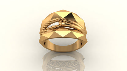 Sophisticated Geometric Ring