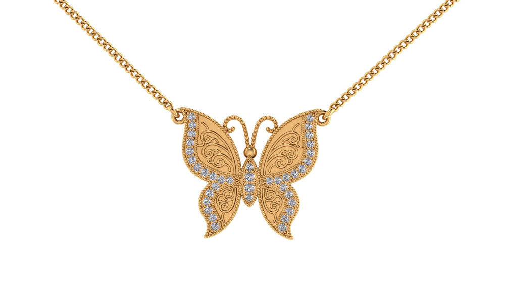 magic butterfly pendent S437