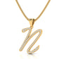Golden Grace Initial Necklace